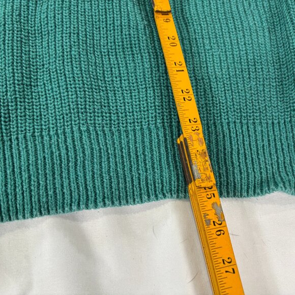 Weekends Teal vintage sweater XL  Lot J - Picture 6 of 8